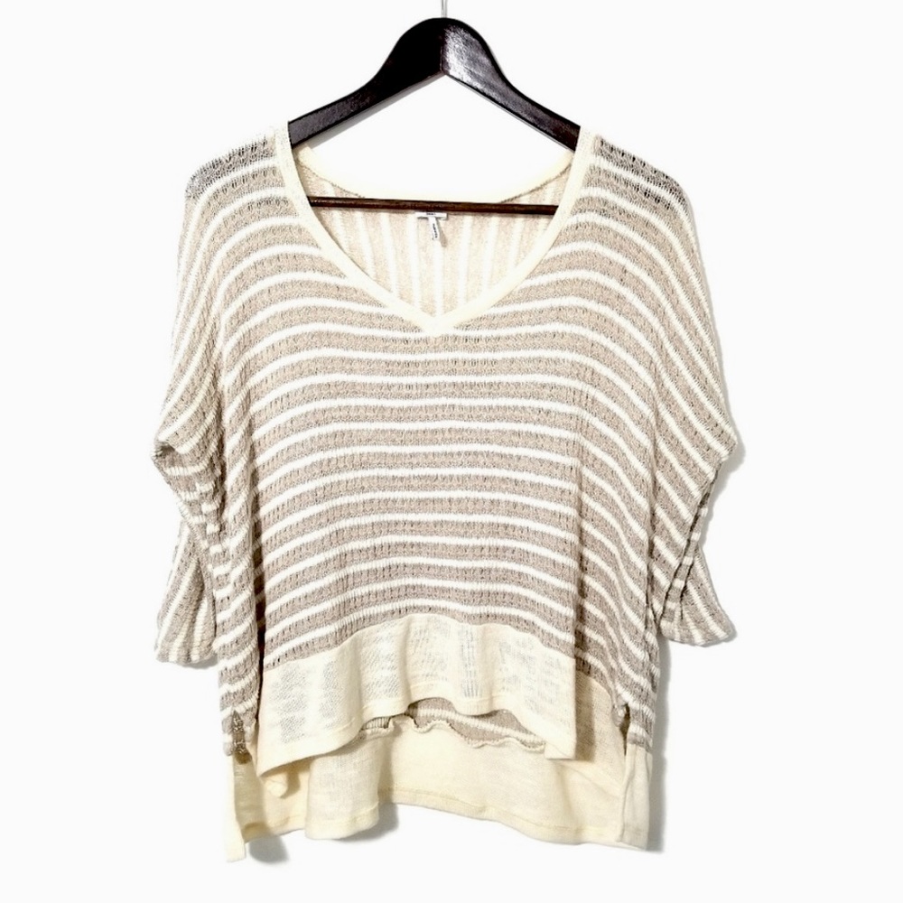 Splendid Panama Striped Dolman Sweater